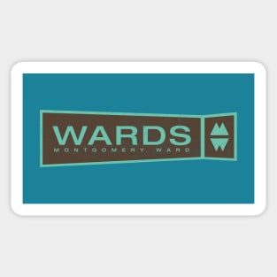 Retro Style Montgomery Ward Logo Sticker